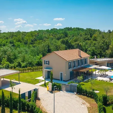 Modern Pinca With Pool&grill In Vizinada Villa Lasci